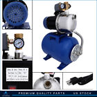 ✅1 HP 147.6 ft Shallow Well Jet Pump W/ Pressure Switch 12.3 GPM Booster Water