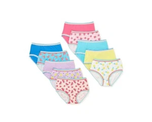 Wonder Nation Girls' Briefs Size 12 Fruits Print Multicolor 10-Pack - Picture 1 of 2