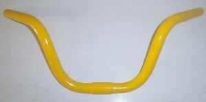 YELLOW YOUTH STEEL BICYCLE HANDLEBARS BIKE PARTS 228 - Picture 1 of 3