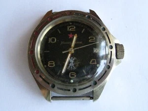 Vostok Amfibian Komandirskie 2414 Military Russian Watch Submarine - Picture 1 of 9