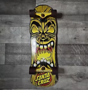 Vintage Santa Cruz Skateboard Roskopp Face Tiki Cruzer Complete W/ Trucks OJIII - Picture 1 of 12
