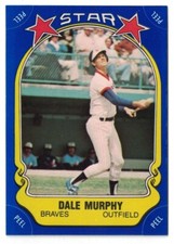 1981 Fleer Star Stickers #119 Dale Murphy Atlanta Braves