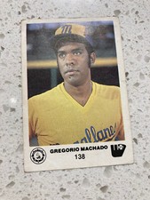 1981-82 Venezuelan Winter League Sticker Gregorio Machado Valencia #138