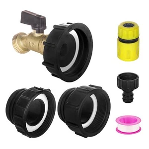 IBC Tote Adapter 275-330 Gallon IBC Tote Water Tank FittingsIBC Tote Garden H... - Picture 1 of 7