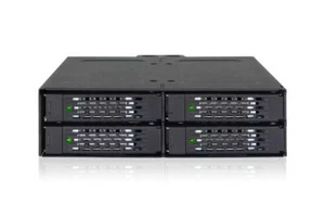 Icy Dock MB607SP-B ToughArmor 4x 2.5" SATA HDD SSD Gabinete para Bahía de 5.25" con VENTILADOR - Imagen 1 de 4