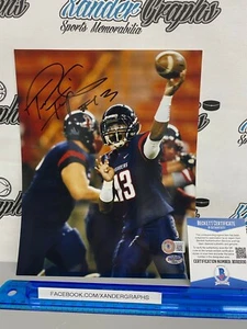 TUA TAGOVAILOA SIGNED AUTOGRAPHED 8X10 MIAMI DOLPHINS PHOTO-BECKETT BAS COA - Picture 1 of 5