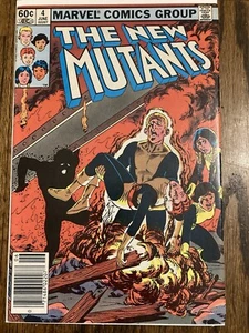 New Mutants #4 (1983) Newsstand Nice shape! Combine shipping! - Foto 1 di 4