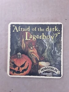 Wychwood Brewery Hobgoblin new "Afraid of the dark, Lagerboy?" beer mat coaster - Picture 1 of 2
