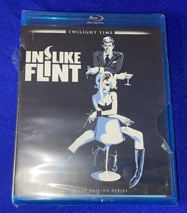 OOP SEALED In Like Flint (1967) MOVIE BLURAY BLU-RAY Twilight Time RARE! - Imagen 1 de 2