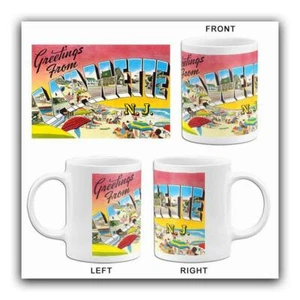 Greetings From Lavallette, 1930's - Postcard Mug - Picture 1 of 3
