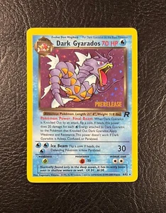 2000 Pokemon Rocket #8 Dark Gyarados Prerelease Card TCG WOTC - Picture 1 of 4
