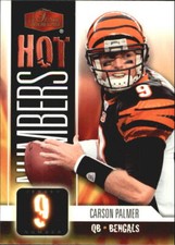 2006 Flair Showcase Hot Numbers #HN6 Carson Palmer - NM-MT