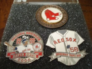 3-Boston Red Sox Pins LTD 300 of each pin - Picture 1 of 1