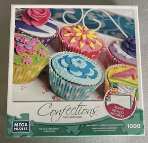 CONFECTIONS 1000 Pc JIGSAW PUZZLE, MEGA PUZZLES 2014 - Picture 1 of 2