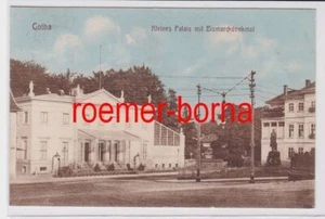 85548 Ak Gotha kleines Palais mit Bismarckdenkmal 1912 - Bild 1 von 1