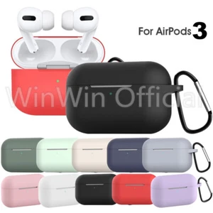 Apple AirPods 3rd Generation Silicone Gel Case Shockproof Protective Skin Cover - Picture 1 of 16