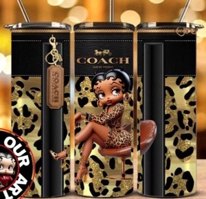 ❤️ Betty Boop Inspired Custom 20oz Tumbler Cup Illusion - Picture 1 of 1