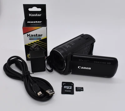Canon VIXIA HF R800 HD Camcorder 32GB Video Camera Pro Vlog Travel - Tested - Image 1 of 4