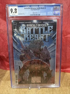 Battle Beast #2 Borsa Cieca Variante Ultra Rara Edizione Avanzata CGC 9.8 Grado - Foto 1 di 3