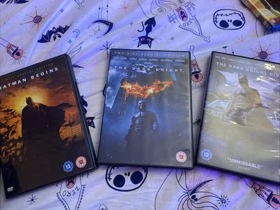 The Dark Knight Trilogy (DVD, 2012) - Image 1 of 2