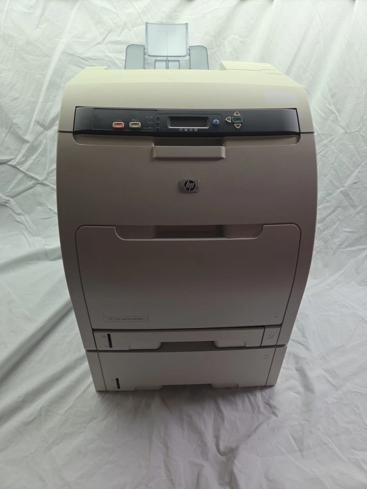 HP Color LaserJet 3800dtn Workgroup Laser Printer - Image 1 of 4