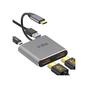 HUB USB C 4 en 1 con HDMI 4K, USB A 3 - Imagen 1 de 6