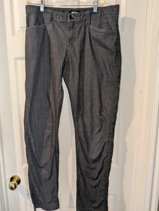 Pantalones para hombre Arc'teryx Atom 34 gris algodón pierna recta bolsillos cremallera mosca senderismo - Imagen 1 de 12