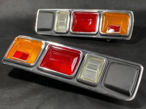 MAZDA 808 818 RX3 TAIL LIGHTS Rear Lamp LH+RH Genuine Parts IKI NOS JAPAN - Picture 1 of 8