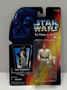 Star Wars Power of the Force Red Card Luke Skywalker 3 3/4 Inch Vintage Figur - Bild 1 von 6