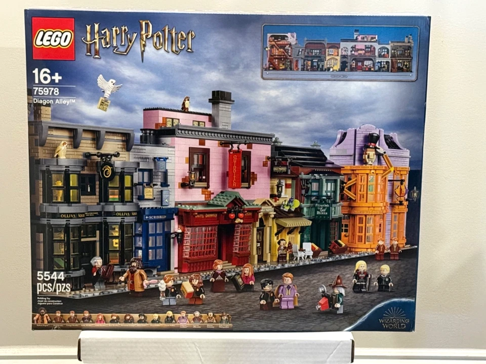 Lego 75978 Harry Potter Callejón Diagonal Nuevo Sellado de Fábrica Juego Retirado Foto 1 de 2