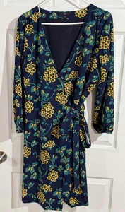 Vestido envolvente J.Crew, talla 16 - Imagen 1 de 3