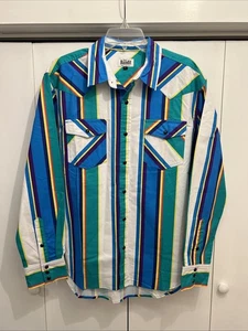 RETRO Broken Bandit NASHVILLE Button Up Hemd, "The Casey" Pearl Snap Herren Gr. L - Bild 1 von 13