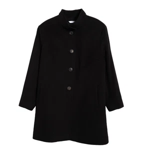 NEW, Fleurette Dawn Wool Car Coat in Black Size 6 #W101 - Picture 1 of 13