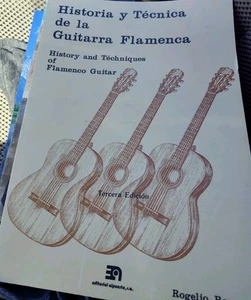 RARE!! HISTORY & TECHNIQUES OF FLAMENCO GUITAR SONGBOOK REGUERA ENGLISH SPANISH - Picture 1 of 8