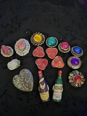 16 Pc. Mixed Lot Button Covers - Image 1 of 2