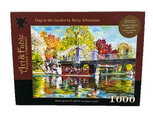 Day In the Garden • 1000 Pc. Premium Jigsaw Puzzle • Art & Fable Company - Picture 1 of 4