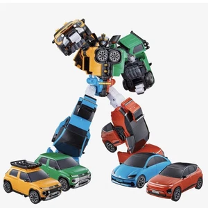 TOBOT Big Tetran A W Twinpunch Transformación Robot Coche Genuino 4 Coches - Imagen 1 de 8