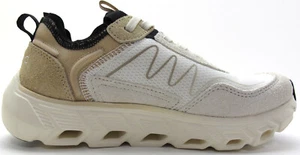 NEW Women's VIONIC Nimble Lace Up Sneakers Walking Shoes Light Beige Multi 5 US - Picture 1 of 11