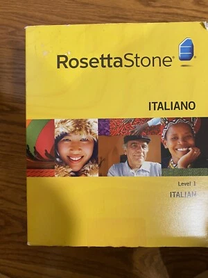 Rosetta Stone, Italiana, Nivel 1, Versión 3, CD-ROM WIN/MAC, Edición Personal Foto 1 de 3