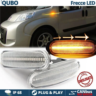 Frecce LED Sequenziali per Fiat QUBO DINAMICHE Laterali CANbus PLUG & PLAY - Immagine 1 di 4