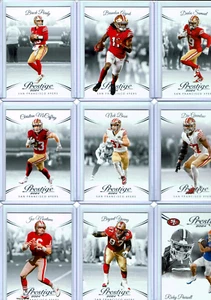 2024 Panini Prestige San Francisco 49ers Team Set 9 Base Cards + 4 Inserts + - Picture 1 of 2