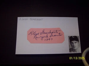 Lloyd Gearhart (1923-2001) signed album cut on a 3x5 - Picture 1 of 1