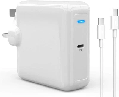 87W USB C Fast Charger Power Adapter Compatible with Mac Book Pro, iPhone & iPad - Image 1 of 4