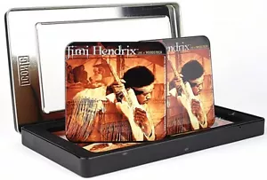 Jimi Hendrix At Woodstock Set of 6 Drinks Coasters in Tin - Picture 1 of 2