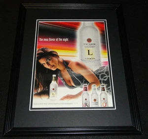 2004 Bacardi Silver Limon Framed 11x14 ORIGINAL Advertisement - Picture 1 of 1