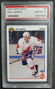 Eric Lindros ⭐TheGreat88⭐ 1991 cubierta superior canadá gema como nueva psa 10 ☆salón de la fama☆ - Imagen 1 de 12
