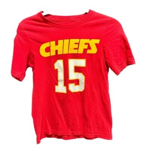 NFL Kansas City Chiefs Patrick Mahomes Youth T-Shirt Red Size M - Picture 1 of 9