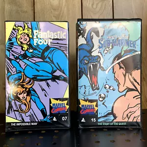 Marvel VHS Fantastic Four Sub-Mariner Prince Namor Clamshell Spider-Man 1985 - Picture 1 of 5