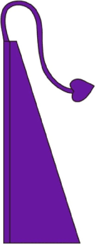 13ft Purple Wind Dancer Flag Purple Solid Color Flag Bali Flag - Image 1 of 1