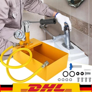 Befüllpumpe Handpumpe 25bar Prüfpumpe Testpumpe Heizung Wasserpumpe Abdrückpumpe - Bild 1 von 11